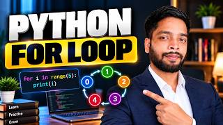 #13 Python Learning Series | Python For Loop | What is a for Loop
