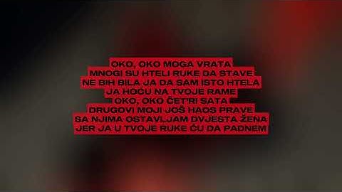 Sanja Vučić x Amar Gile - Oko Oko (Lyrics Video) | EP - Makadam