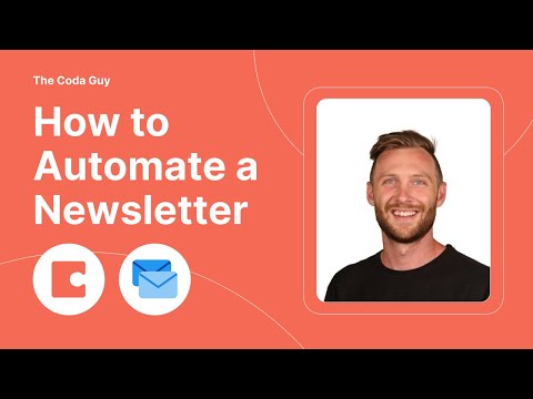 Automate a newsletter
