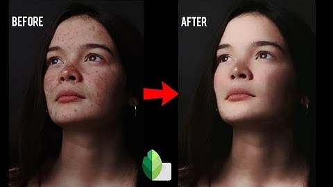 How to Remove pimples and marks easily in Snapseed | Smooth and Glowing skin tutorial