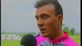 Johan Museeuw & Johan Bruyneel voor de Tour 1991