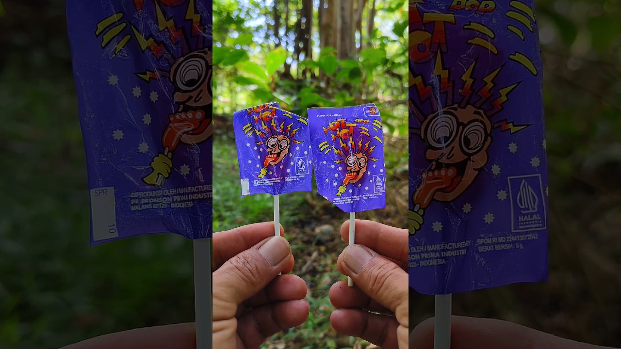 Sharing candy feet with ants 