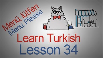 Learn Turkish Lesson 34 - Eating Phrases (Part 2)