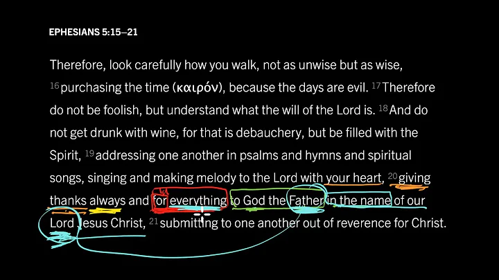 Give Thanks for Everything — Really? Ephesians 5:15–21, Part 7