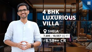 4 BHK Luxurious Villa Tour | Ratnakar Aravalli | Luxurious Bungalow | Shela | Ahmedabad