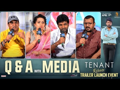 Q backslashu0026 A With Media At TENANT Release Trailer Launch Event | Sathyam Rajesh | TFPC - TFPC