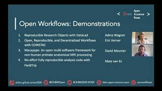 Open Workflows: Demos - OHBM Open Science Room 2020