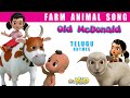 Telugu rhymes for children  old mac donald had a farm  jr kid telugu   chitti chinnari geethalu