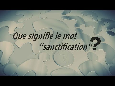 Vidéo: Que signifie le mot vieil anglais sanctifier ?