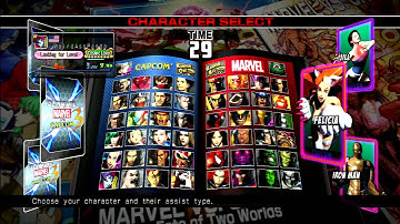 Ultimate Marvel vs Capcom 3: Online Lobby 1/Heroes and Heralds