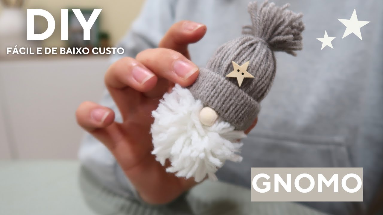 APRENDA a fazer este GNOMO de NATAL | DIY com PASSO a PASSO fácil⭐