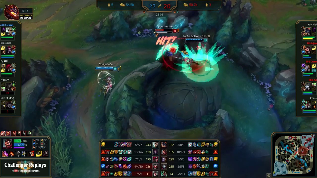 Challenger Match: SoHwan, Jinjiao, Zet, Crown