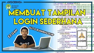 Tutorial Cara Membuat Tampilan Login di Android Studio untuk Pemula #android-part2