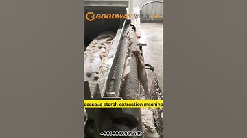 cassava starch extraction machine