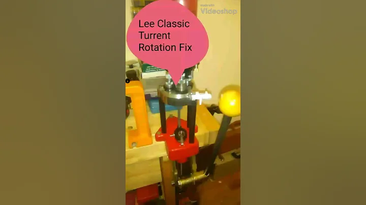 Lee Classic Reloading Press Turret Fix.