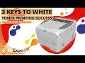 3 Keys To White Toner Printing Success