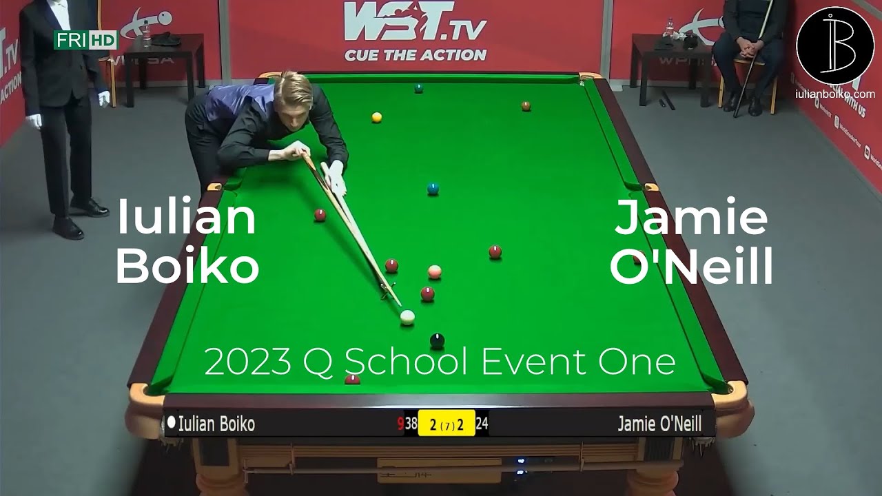 Iulian Boiko vs Jamie ONeill 2023 Q School Event 1 Round 5 (31.05.2023)
