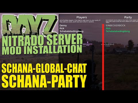 SchanaModParty & GlobalChat auf Nitrado-Server installieren - DayZ Server Mod | ⭐ ZIPPYDI ⭐