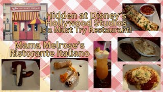 Hidden in back a street at Disney's Hollywood Studios is one of Disney's best theme park restaurants