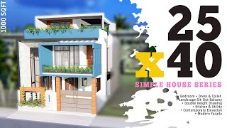 25X40 Feet, 1000sqft Small House Design | 110 Gaj | 7.5X12 Meter | ID-172