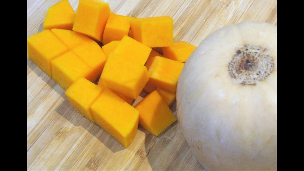 Comment peler ou éplucher courge butternut, 2 méthodes. YouTube