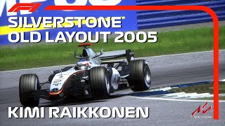 Kimi Raikkonen 2005 Silverstone McLaren Mercedes MP4-20