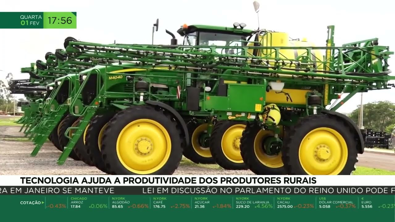 Tecnologia ajuda a produtividade dos produtores rurais