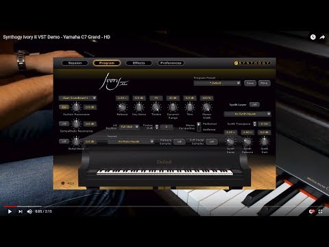 Synthogy Ivory II VST Demo - Yamaha C7 Grand - HD