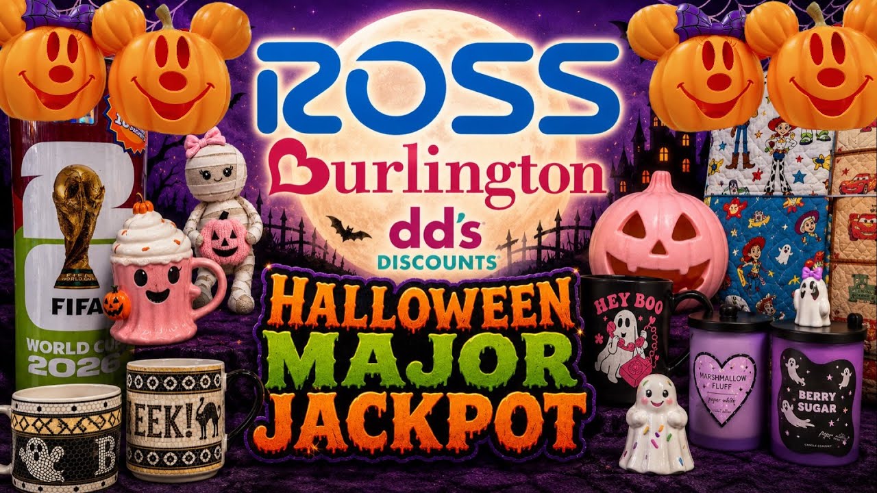 🎃Halloween 2026 JACKPOT Hunt! Ross, Burlington & DD'S Discount