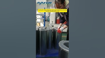 Hydraulic filter element end cap installation process