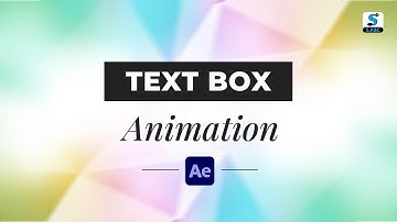 Text Box Animation In After Effects | After Effects Tutorial | By Swag Art & Craft |