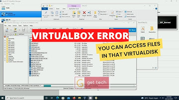 Access Files and recovery on Virtual Disks vdi VIRTUALBOX