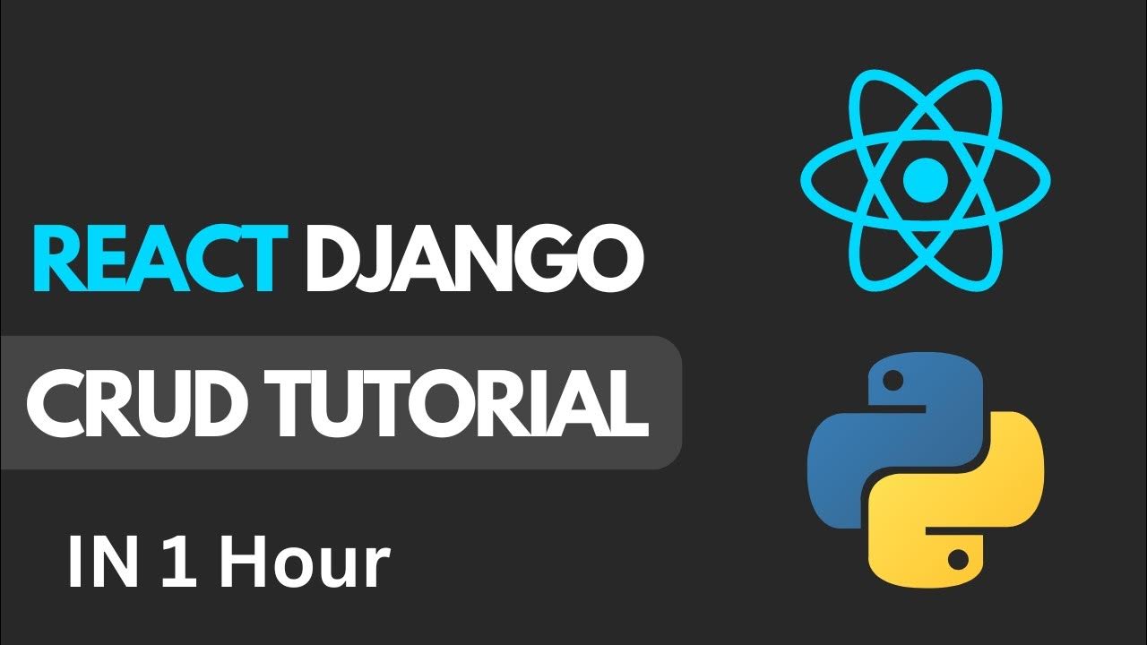 React Django Crud Tutorial - Learn React Python Django In 1 Hour | For ...