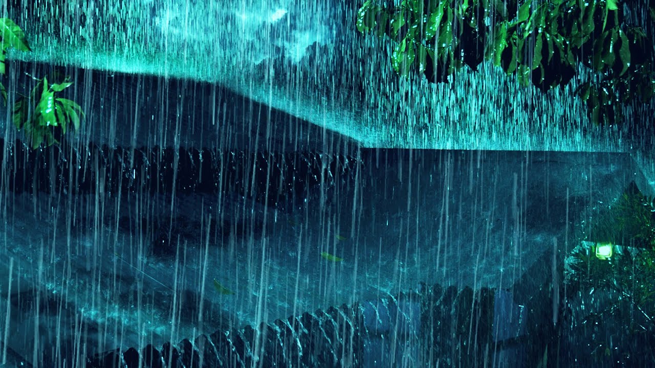 Засыпайте Как Младенец За 3 Минуты Со Звуками Сильного Дождя И Грозы