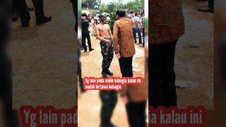 Saat Sahabat Datang di Acara Pelantikan Dirinya Menjadi Prajurit TNI #trending #viralvideo #tni