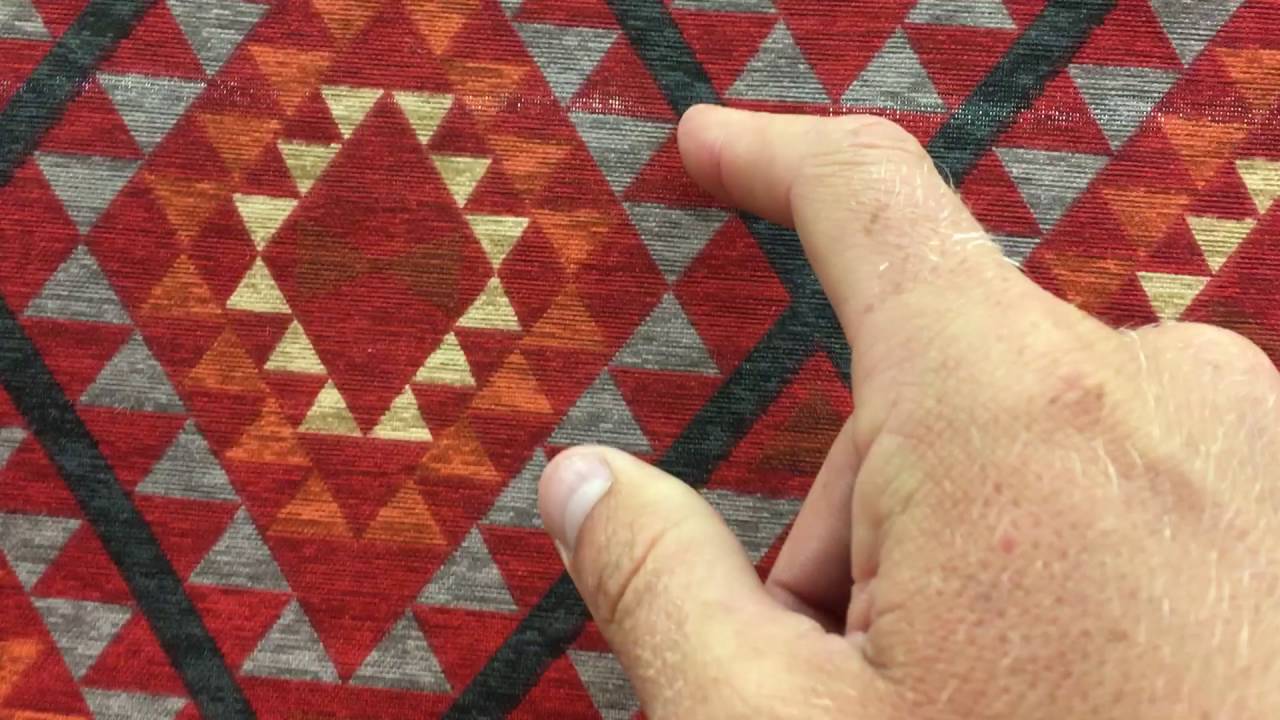 Waverly Inspirations "Diamond Geo" Red 54" Wide Fabric