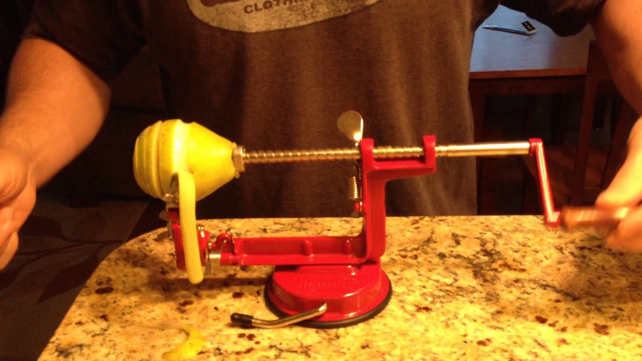 Apple peeler YouTube