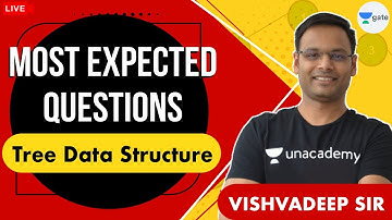 Most Expected Questions: Tree Data Structure | GATE/ESE Exams | Vishvadeep Sir