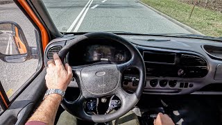 1998 Ford Transit Mk3 [2.5 D 75HP] | POV Test Drive #1170 Joe Black