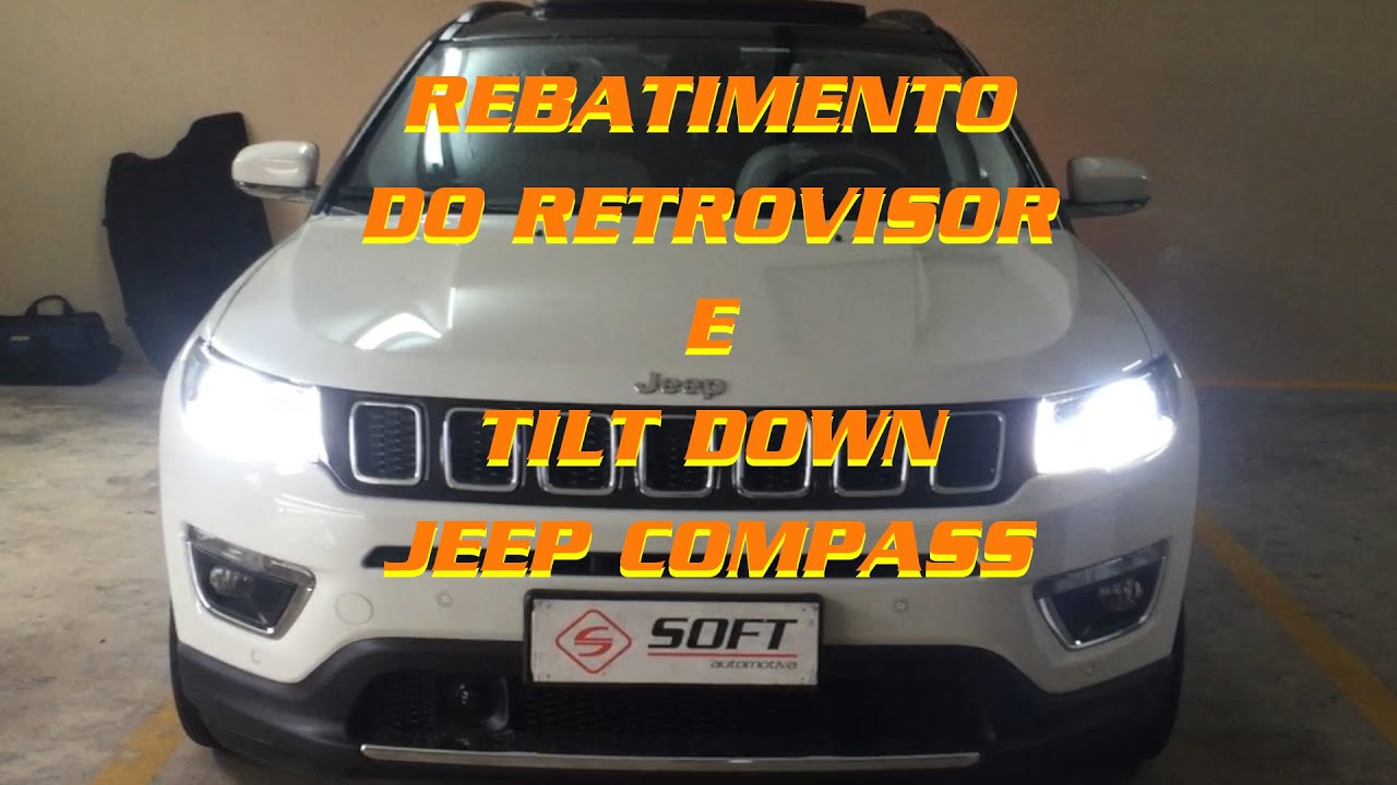 Central Tilt Down e rebatimento retrovisores - Jeep Renegade e