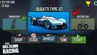 Hill Climb Racing - New BUGATTI Type-57😍😍😍 (Gameplay) screenshot 4