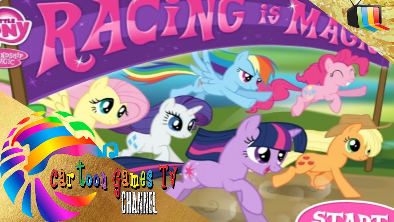 my little pony racing is magic game pony game youtube