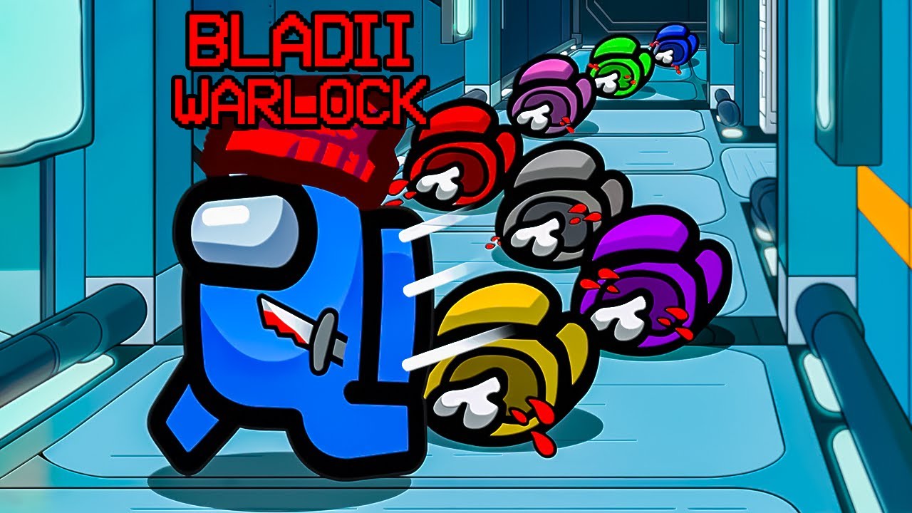 MOJA NAJLEPSZA gra jako WARLOCK w AMONG US!!!