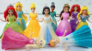 Disney Princess Doll Makeover ~ DIY Miniature Ideas for Barbie - Wig, Dress, Faceup, and More! DIY