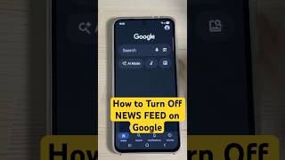 How to turn off NEWS FEED on Google! #google #googlenews #googlediscover #googletips #shorts