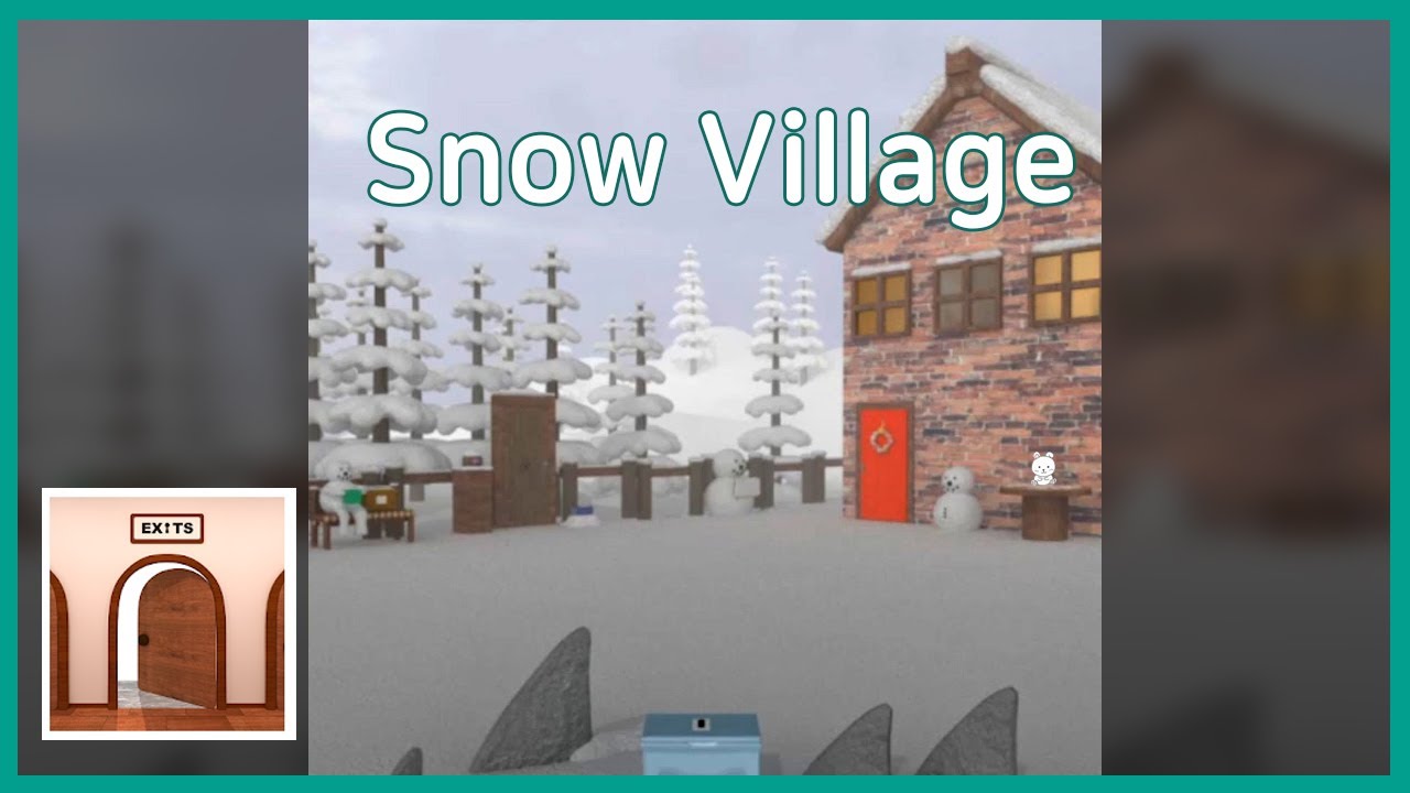 EXiTS Room Escape Game Snow Village Walkthrough NAKAYUBI YouTube