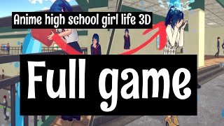 Anime high school girl life 3D full game 🔪🔪 screenshot 5