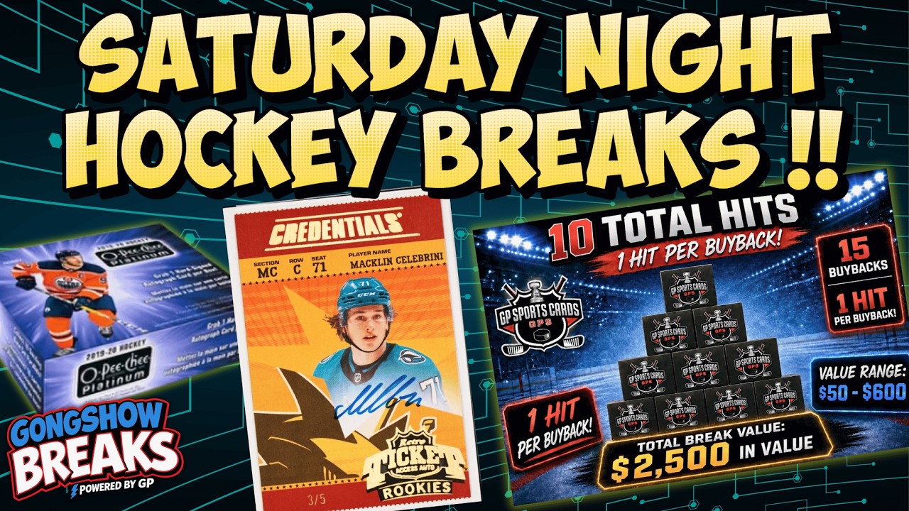 Saturday Night Hockey Case Breaks! | Gongshow Breaks