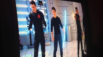 Clip from bionic action hero