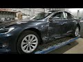 Tesla body repair. Кузовной ремонт Tesla model S в Минске.